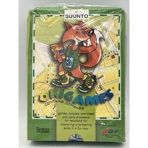 ORIGAMES compass Kids Orienteering game kit Suunto quizzes & puzzles Finnish